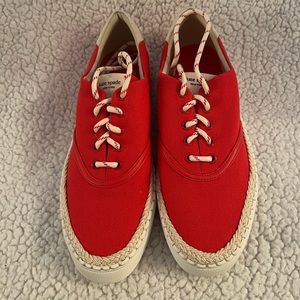 Kate Spade Boat Party Espadrille Sneakers; Size: 9; Color: Coral Rose